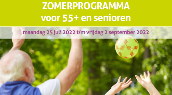Zomerprogramma 55+ 2022