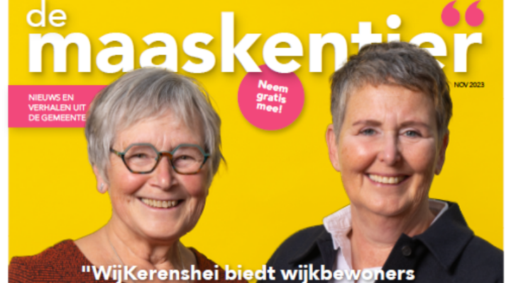 Maaskentjer nieuwsbericht November 2023