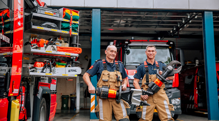 Maaskentjer oktober 2025 brandweer